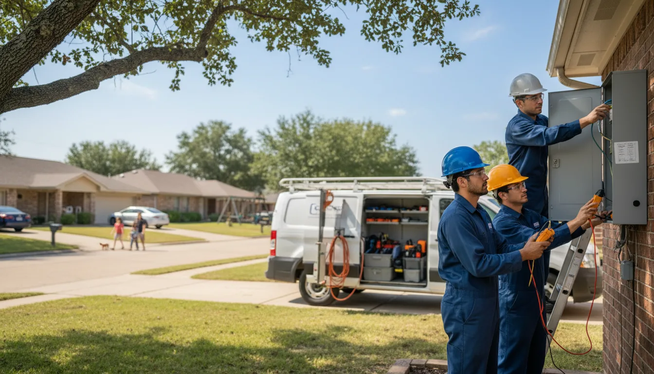 Certified electrician providing emergency electrical services in Orion, IL